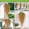 Artificial Flowers for Outdoors Fake Hanging Plants, 4PCS UV Resistant Faux Plastic Greenery Hanging Flowers for Outside Gardens Porch Wall Home Indoor Decor (Mixed Color)